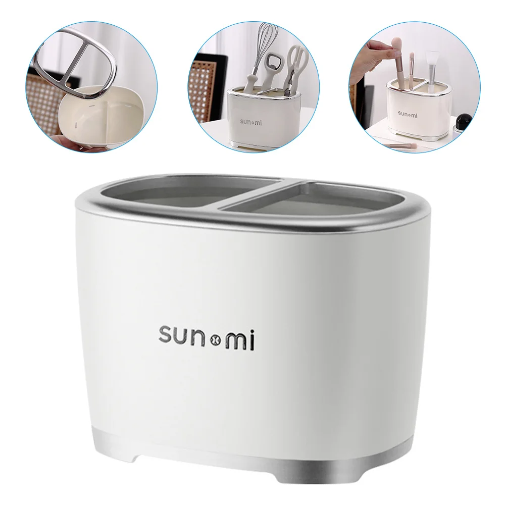

Holderstorage Boxbathroom Kitchen Rack Toothpaste Organizer Chopsticks Utensils Flatware Spoon Brush Makeup Electriccooking