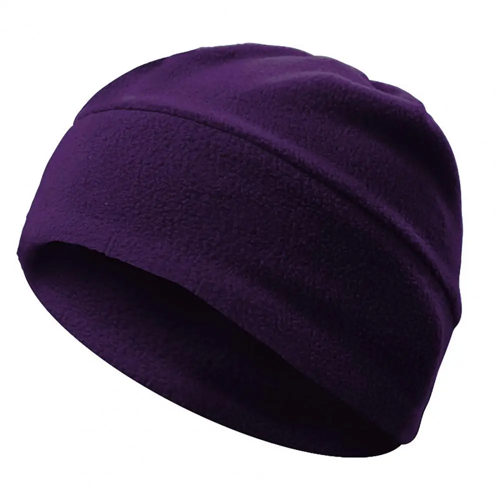 

Лыжная флисовая шапка для мужчин и женщин, устойчивая к разрыву моющаяся зимняя шапка, облегающая шапка с тонким шитьем