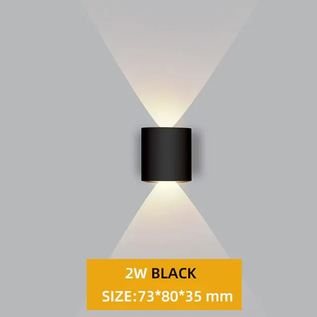 

LED настенный светильник IP65 белый 2/4Вт