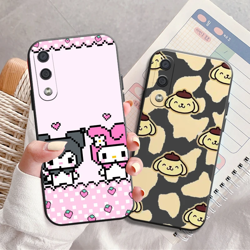 

Милый чехол Hello Kitty для телефона Samsung Galaxy A32 4G 5G A51 4G 5G A71 4G 5G A72 4G 5G Coque Carcasa, черный, мягкий