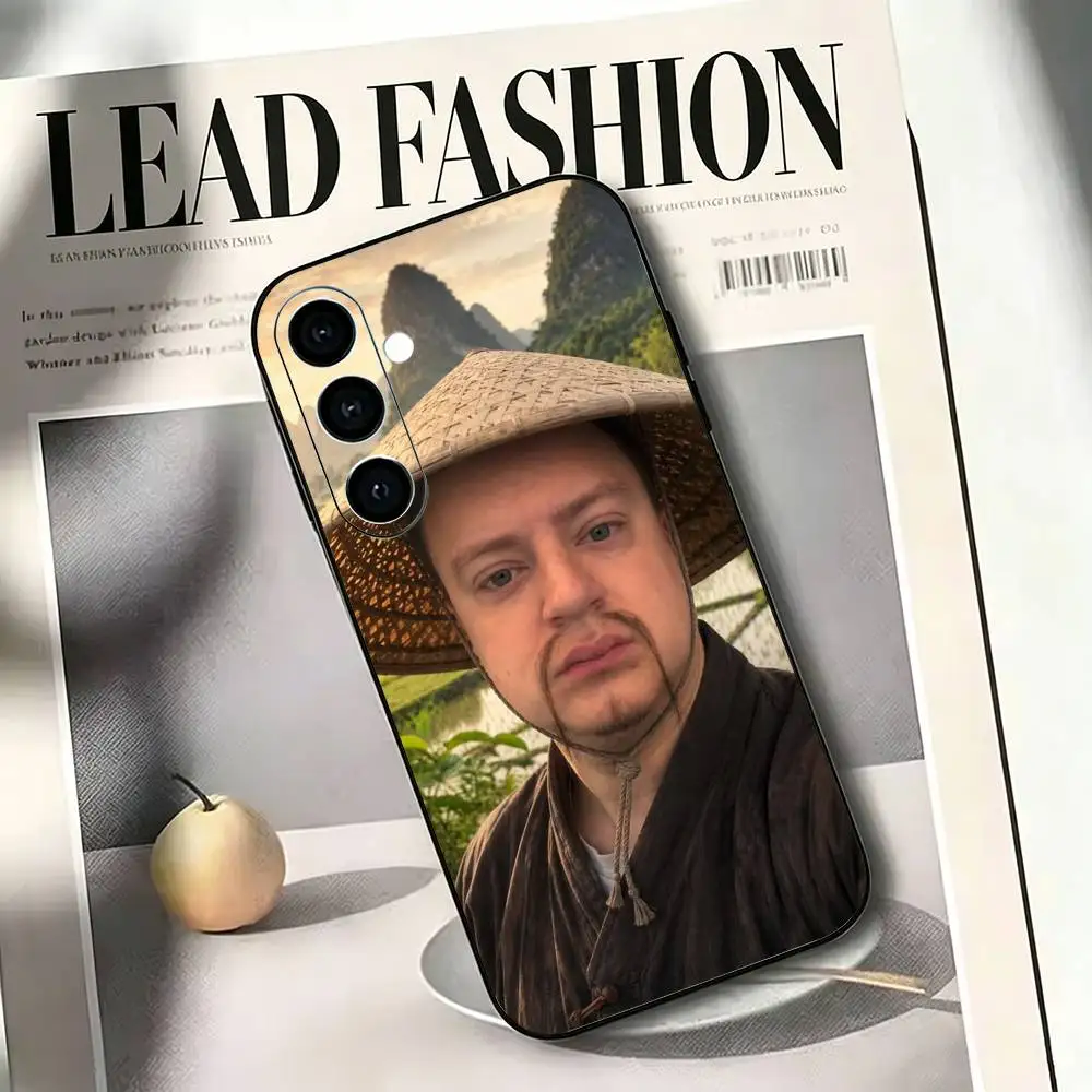Фото Чехол для телефона T-trash Streamer Mellstroy, черный, силиконовый, мягкий, для Samsung A73, A72, A71, A70, A53, A52, A51 №2