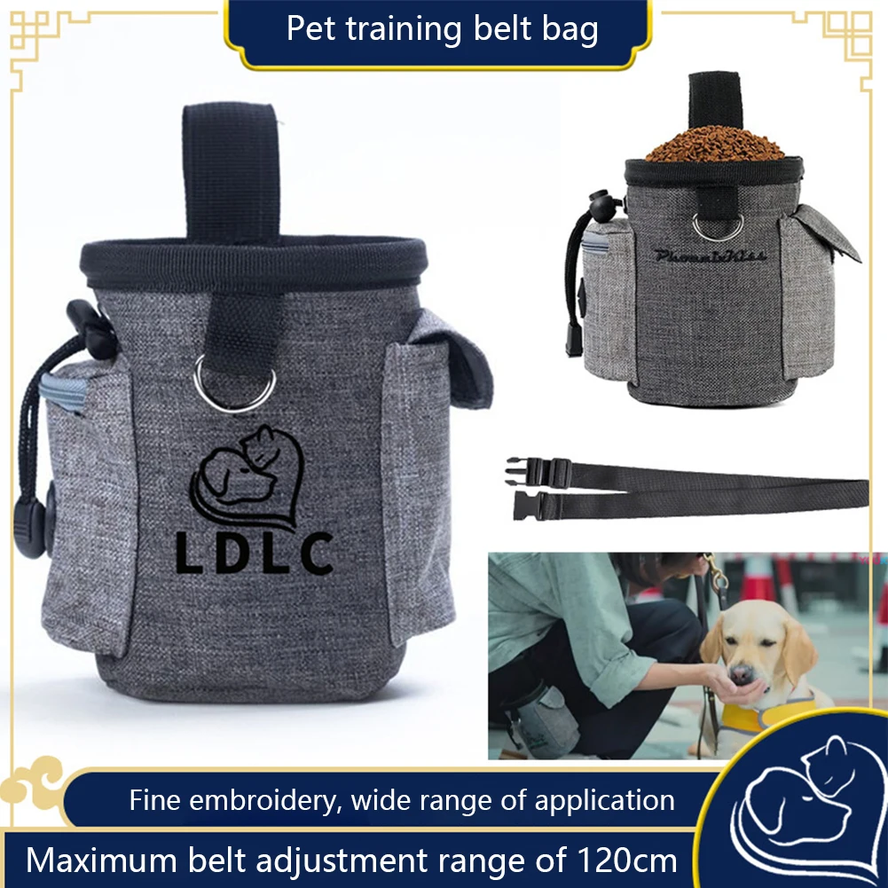 Pet Training Treat Snack Bait Pet Feed Pocket Pouch Obedience Agility Pouch Food Bag With Adjustable Belt Snack Reward Waist Bag