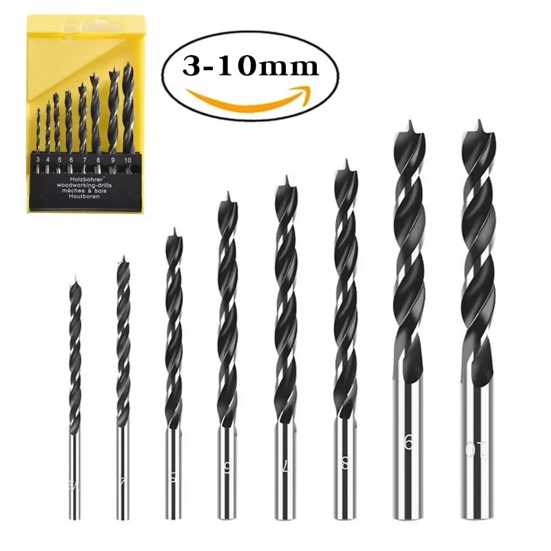 

Round Handle Fried Dough Twists Drill Woodworking Hole Cutting Kit Electric Hand Drill Hole Drilling Positioning Tool Bit