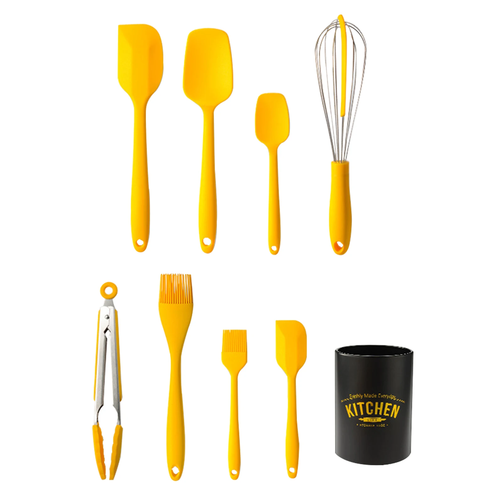 

8pcs Hanging Hole Eggs Beater Home Baking Tool Set Heat Resistant Soft Silicone Reusable Food Clip Manual Kitchen Utensil