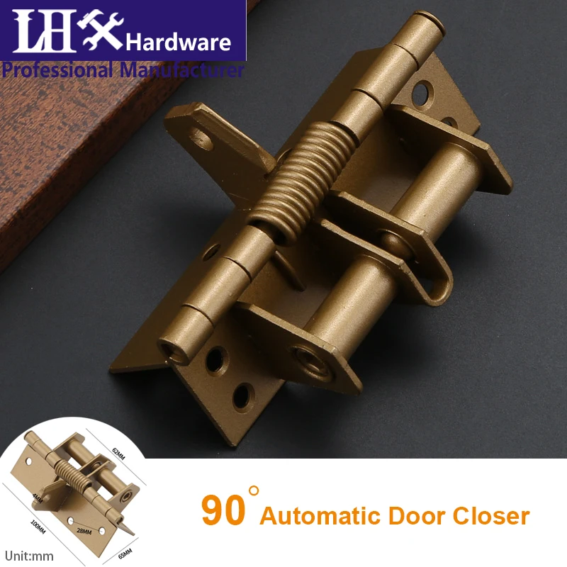 

Автоматическая защелка двери, пружинный шарнир, дверной ограничитель, 90 градусов, расположение для дверей дома, офиса, отеля HX103 H