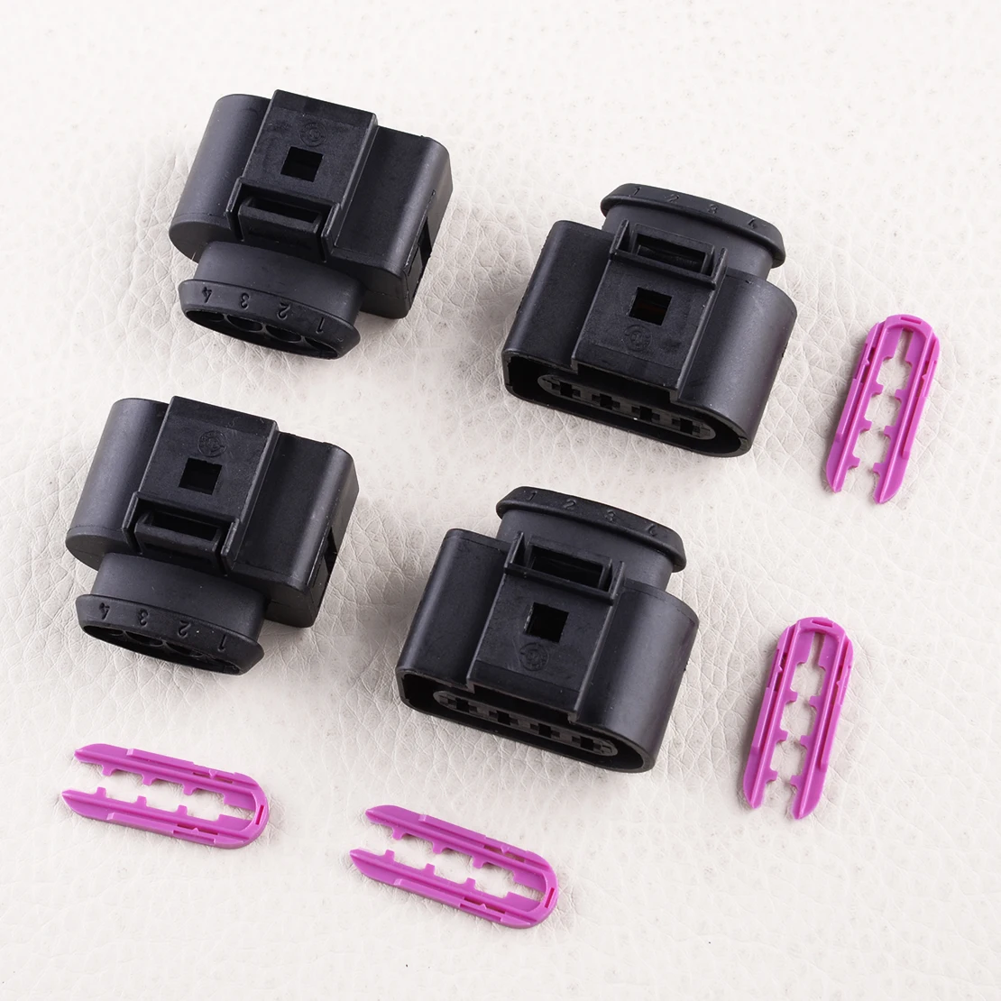 

1J0973724 автомобильный разъем катушки зажигания, Ремонтный комплект, жгут проводов, штекер подходит для VW Golf Jetta Passat Polo Tiguan Skoda Octavia Audi