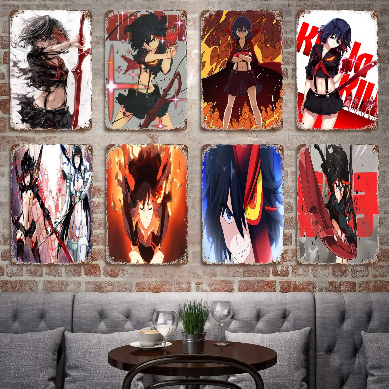 

Металлическая вывеска Kill La Kill, для паба, бара, декоративная табличка