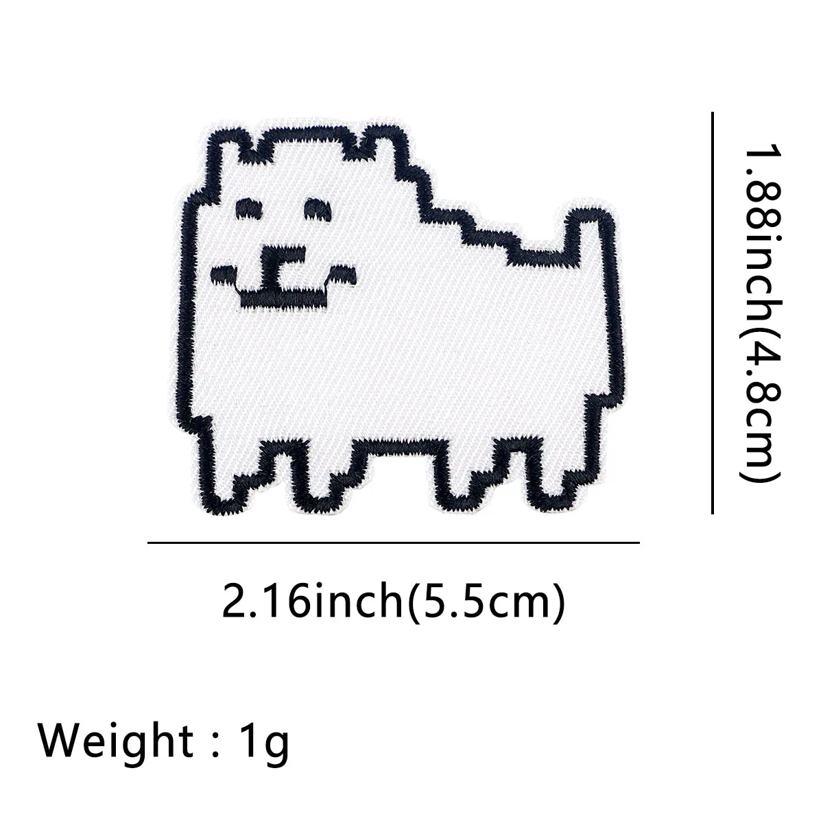 Наклейка Pixel Dog патч аппликация сделай сам наклейка для шитья одежды куртки