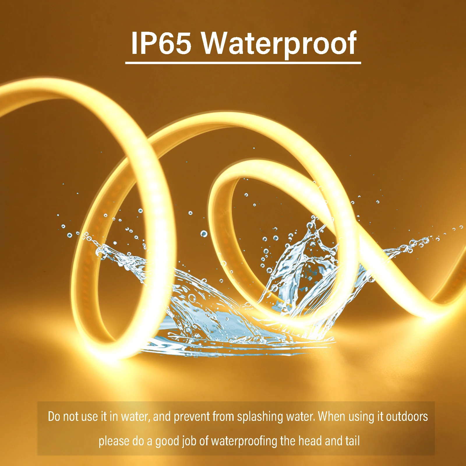 Светодиодная лента Tuya APP Bluetooth COB 220 В с регулируемой яркостью 288 светодиодов/м RA90