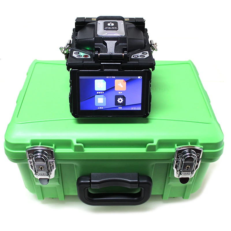 Fiber Fusion Splicer IFS-55/15M/15A Automatic Fiber Fusion Machine Imported Leather Cable Fusion Splicer