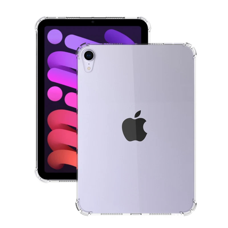 Transparent Silicone Case For iPad Mini 6 2021 Cover Shockproof iPad7 8 9 10.2 2020 2019UltraThin Clear Case Air5 Air4 10.9 2022 images - 6