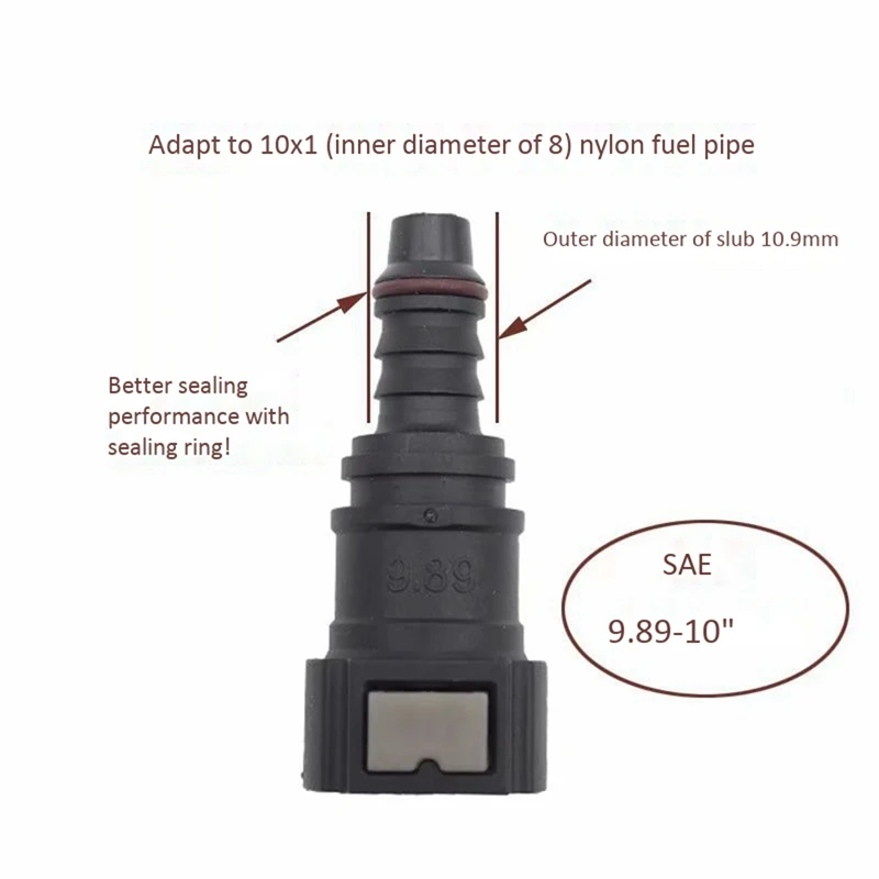 6 шт. 9 89 ID8 изогнутый быстроразъемный разъем топливной линии лампа мочевины