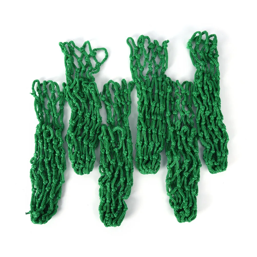 

6 Pieces Green Billiard Pool Snooker Table Nylon Mesh Net Bags Pockets Club Kit Snooker Accessories