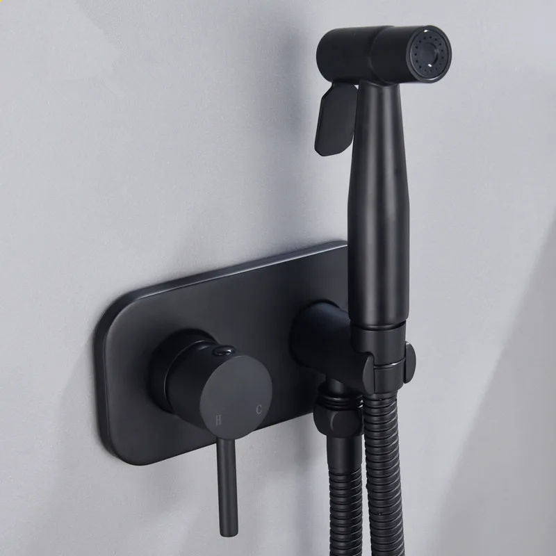 Bidet Faucet Set Hot And Cold Sus304 Valve Set Jet Bidet Faucet Set