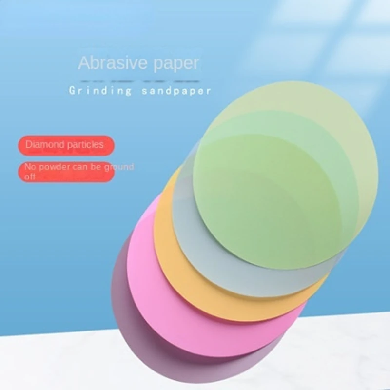 Wholesale 5inch Diamond Grinding Sandpaper Car Paint Sanding Sheet Optical Fiber Jumper Polishing Sheet Dry and Wet Sandpaper