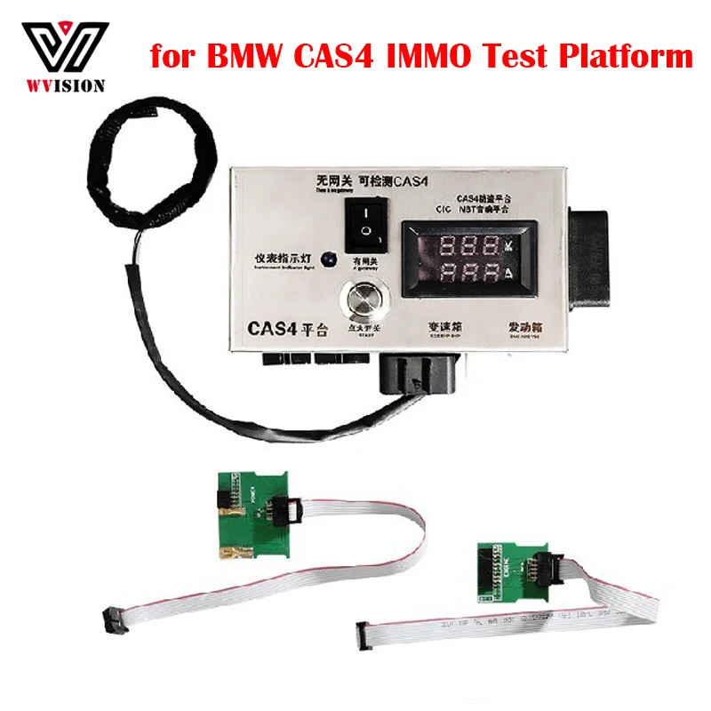 Испытательная платформа IMMO для BMW CAS4 и платформа NBT CIC работает с модулем программирования ключей CGDI BMW