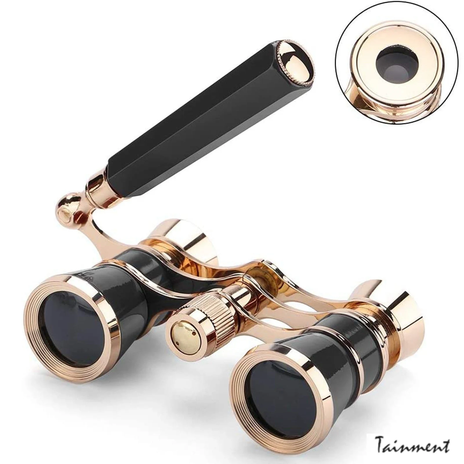 

Binocular Telescope Vintage Opera Glasses with Handle for Girl, Women Telescope Glasses Binoculars with Handle Best Gifts, Decor