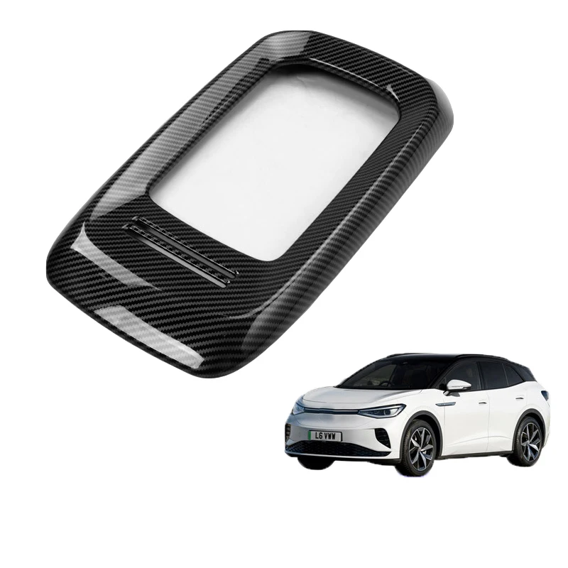 

For VW ID.4 ID4 2022 2021 Center Console Cover Cup Holder Trim Panel Frame Interior Styling Decoration Accessories