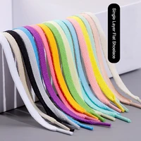 flat laces shoelaces for canvas shoes boot bestselling flat wide shoe laces for sport sneakers casual shoes candy multi color