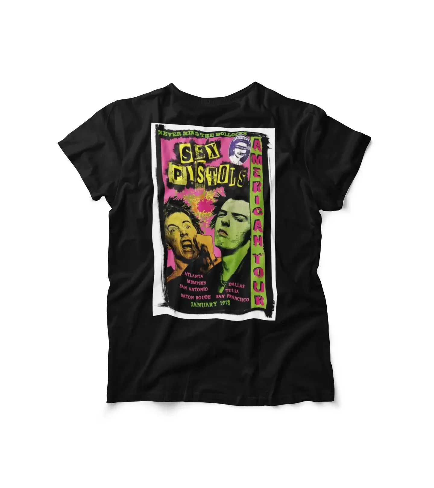 Футболка Sex Pistols — рубашка American Tour винтажная футболка унисекс в стиле панк
