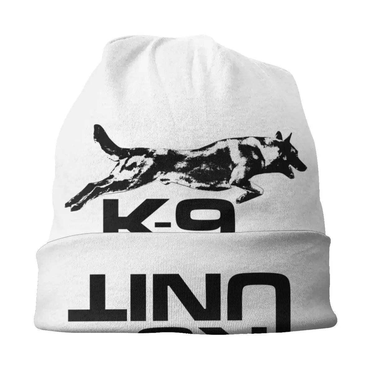 Пользовательские K9 Unit Malinois Bonnet Femme крутая вязаная шапка для женщин и мужчин