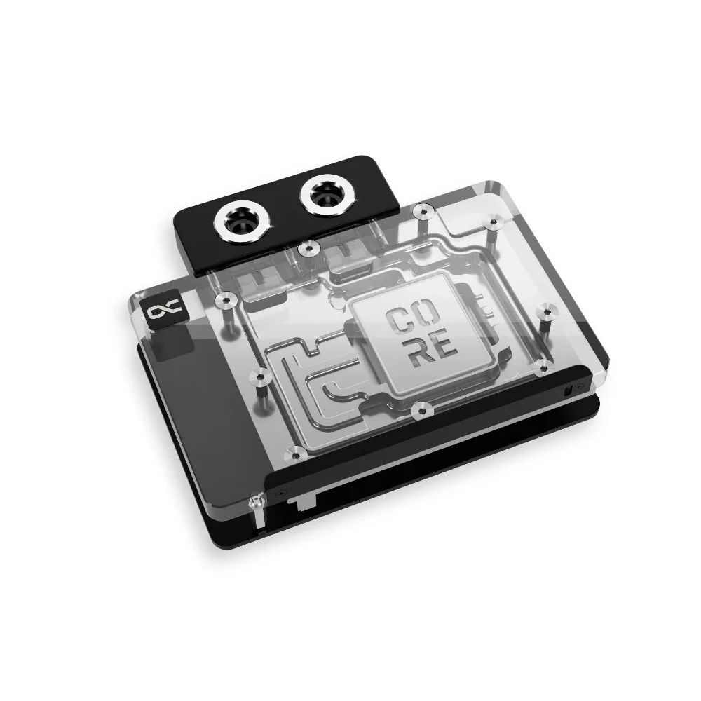 Фото Водяной блок Alphacool Core для графического процессора для Geforce RTX 5070, опорный, INNO3D RTX 5070 TWIN X2, X3, OC, кулер для карт с задней панелью №2
