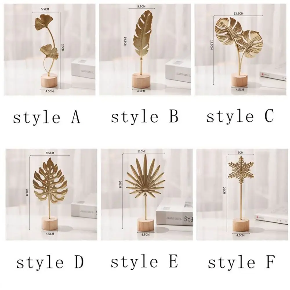 Золотая статуэтка гинкго из железа