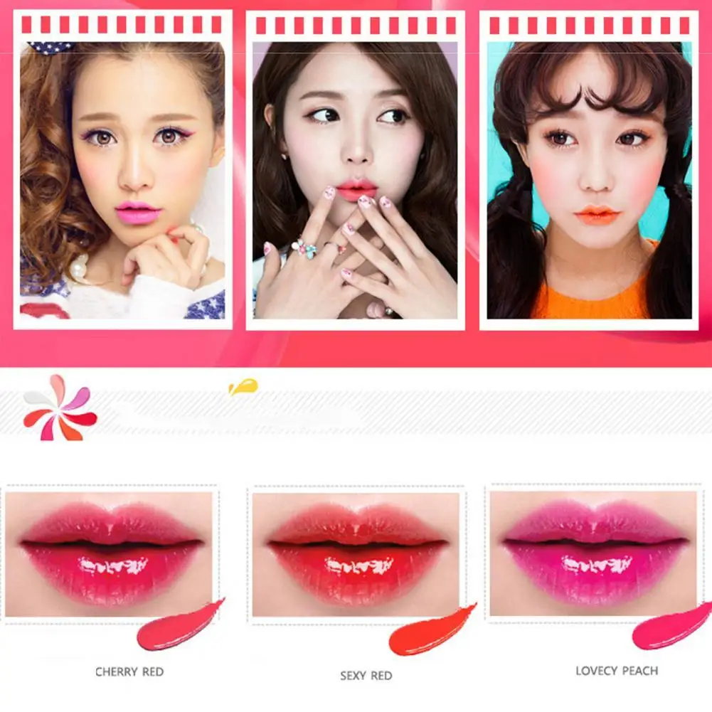 Стойкий блеск для губ в форме конфет водостойкий яркий окрашенный тинт милая