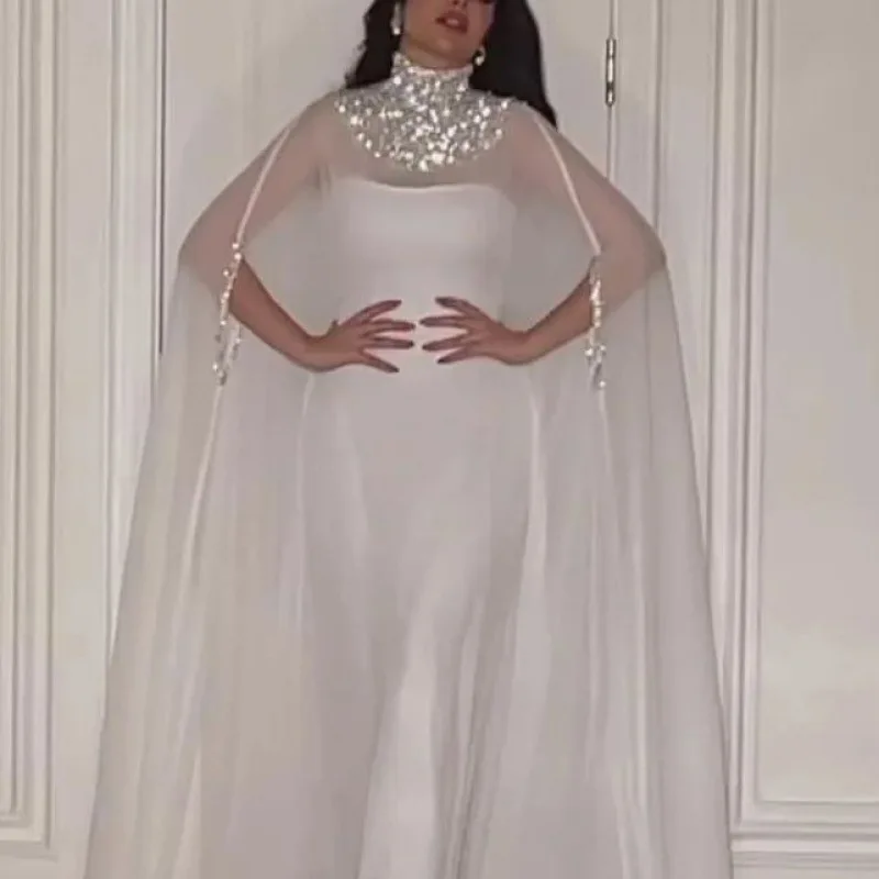 Женское шифоновое платье с блестками повседневное однотонное длинное длинным