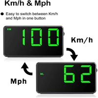 large screen gps speedometer digital car speed display over speeding alarm system universal for bike motorcycle truck car
