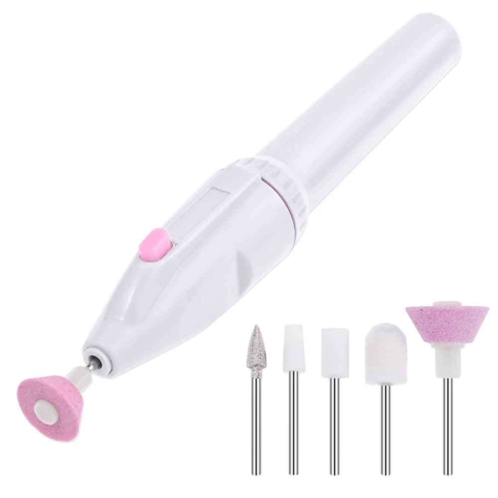 

Electric Manicure Pedicure Nail Drill Set 5 in 1 Professional Electric Nail File Grinder Grooming Personal Manicure and Pedicur
