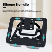 foldable laptop stand lift stand non slip desktop laptop portable notebook support base holder for laptop tablet accessories