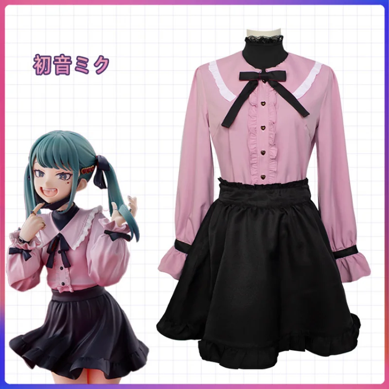 Фото Костюм для косплея Project Sekai Mikuku Vampire, платье в стиле готической Лолиты VOCID Future для вечеринки на Хэллоуин №3