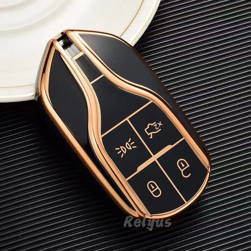 

ТПУ чехол для автомобильного смарт-ключа, защитный чехол для Maserati Levante ghiали Quattroporte GT Granturism GranCabrio, автомобильные аксессуары