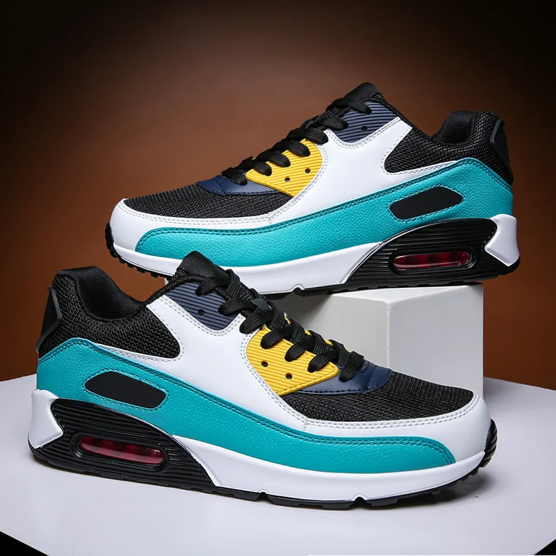 Couple Models Of Casual Shoes Men's Running Shoes Outdoor Walking Shoes Air Cushion Shoes Breathable Lightweight Hundred Sneaker