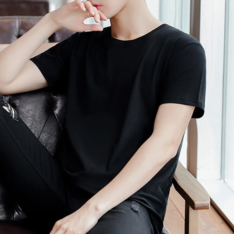 

Short Sleeve Men's T-Shirt Summer Half Sleeve Men's T-Shirt Top Student Bottoming Shirt