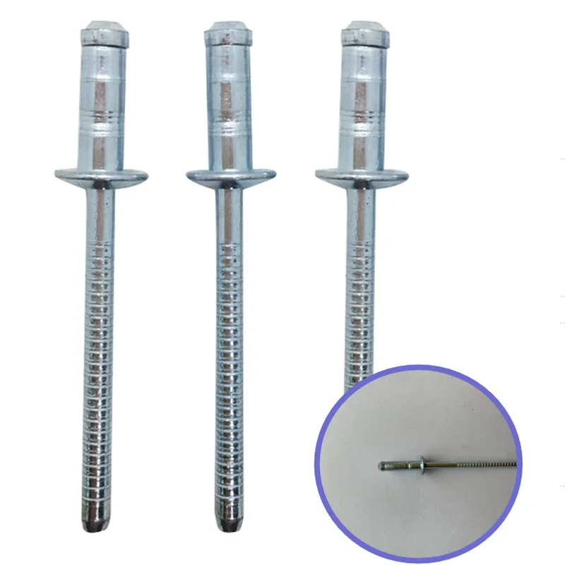 

50 шт. стальные Unigrip заклепки поп заклепки Remaches Rebites Slepe Kovice Kniedes Remachadora Home Decor заклепки с резьбой 4,8*12