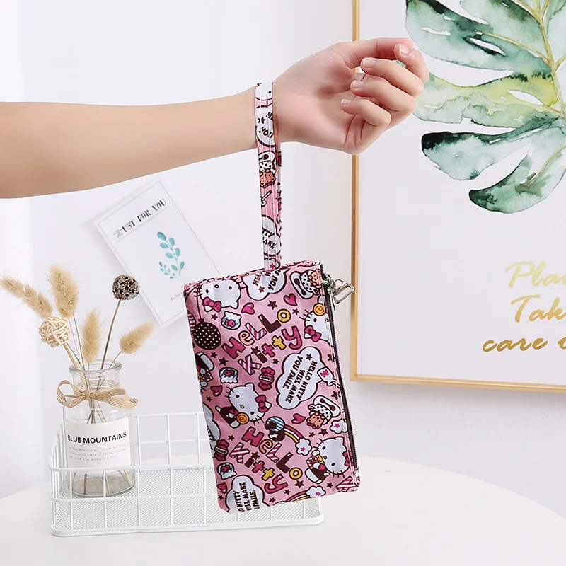 Sanrio мультфильм Zero кошелек Meileti Hello Kitty водонепроницаемый двойная молния милая