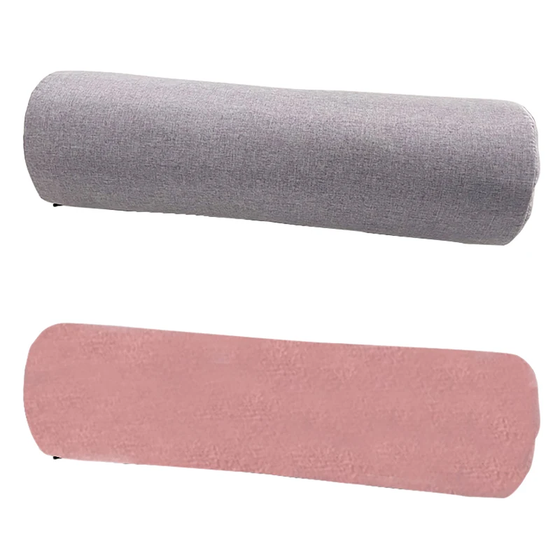 

Yoga Pillow Soft Washable Polyester Round Shape Portable Yoga Bolster Sleep Pillow Yoga Fitness Supplies
