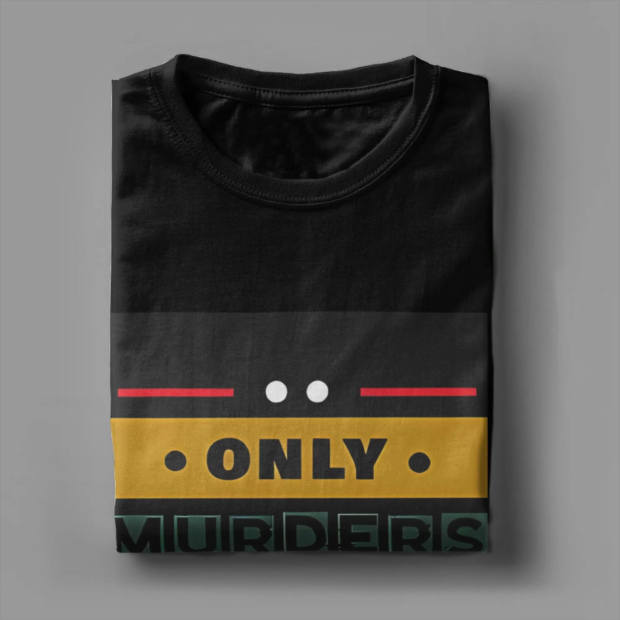 Фото Футболка oOnly Murders In The Building5 с забавным принтом, 100% хлопок, футболки oOnly Murders In The Building, топы для мужчин №3