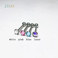 jicai tongue rings jewellery jewelry for women men summer decoration tongue barbells piercing boutique wholesale c2730