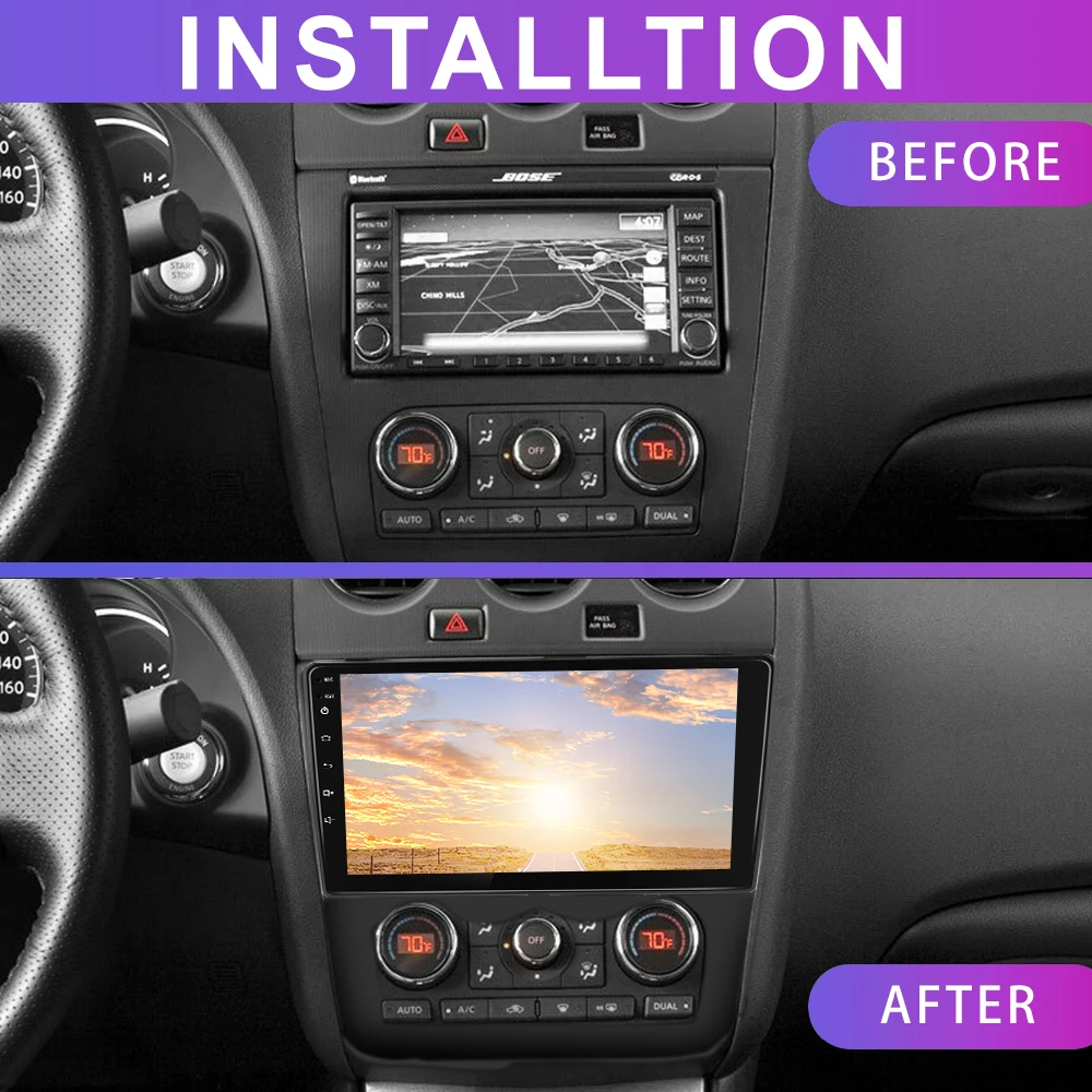 AMPrime 9 'ɺI Voice 4G Android 11 для Nissan Teana 2008-2012 автомобильное радио стереоплеер