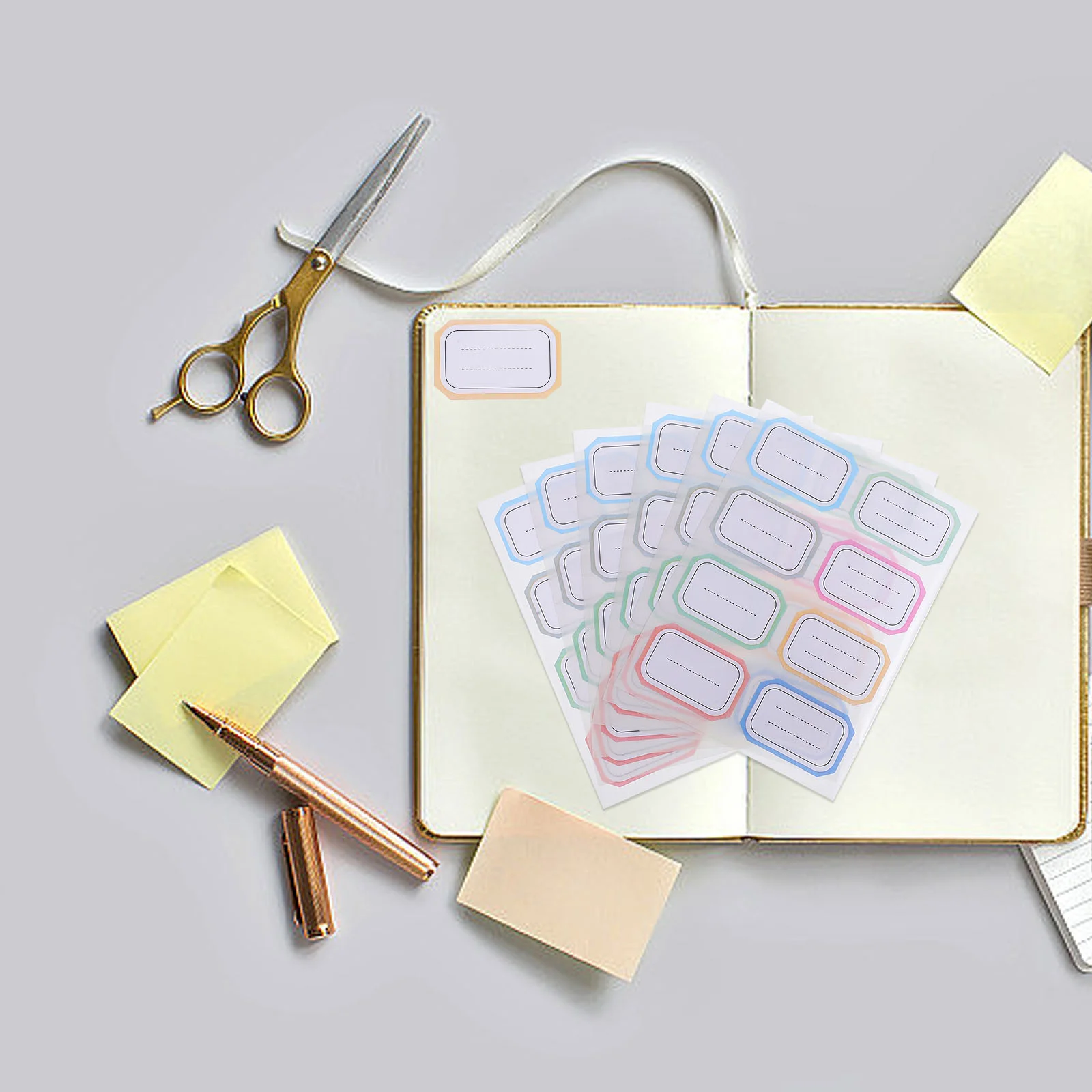 

288 Pcs Adhesive Marking Sticker Water Glass Label Tag Blank Labels Stickers Writable Bottle Markers