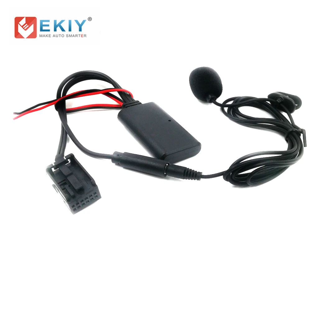 

EKIY For Ford 6000CD Car Radio RD4 Bluetooth Music AUX Phone Call Handsfree MIC Adapter 12Pin Radio Accessories