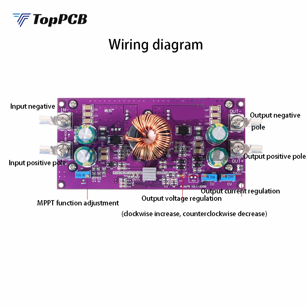 250 Вт 20 А MPPT источник питания для солнечной зарядки автоматический повышающий