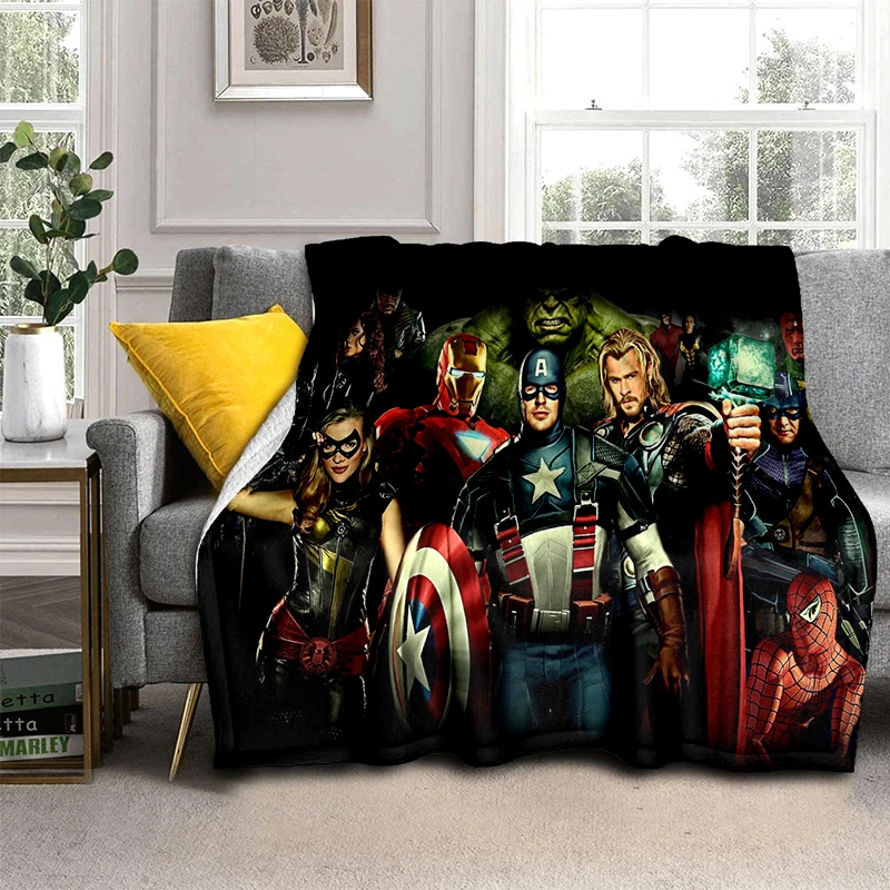 Новинка 2025 года мягкое плюшевое одеяло с изображением Человека-паука и
