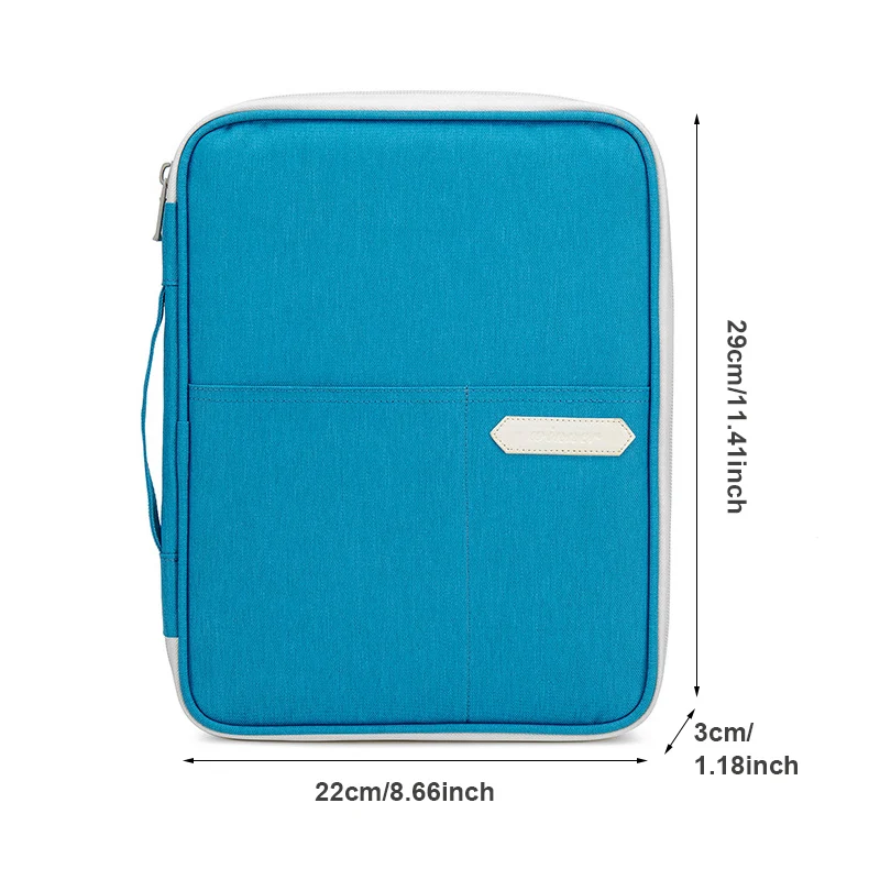 Fashion Briefcase Men Women Waterproof Travel Document Storage Bag Office Business Trip Organize Handbag Accessories Supplies