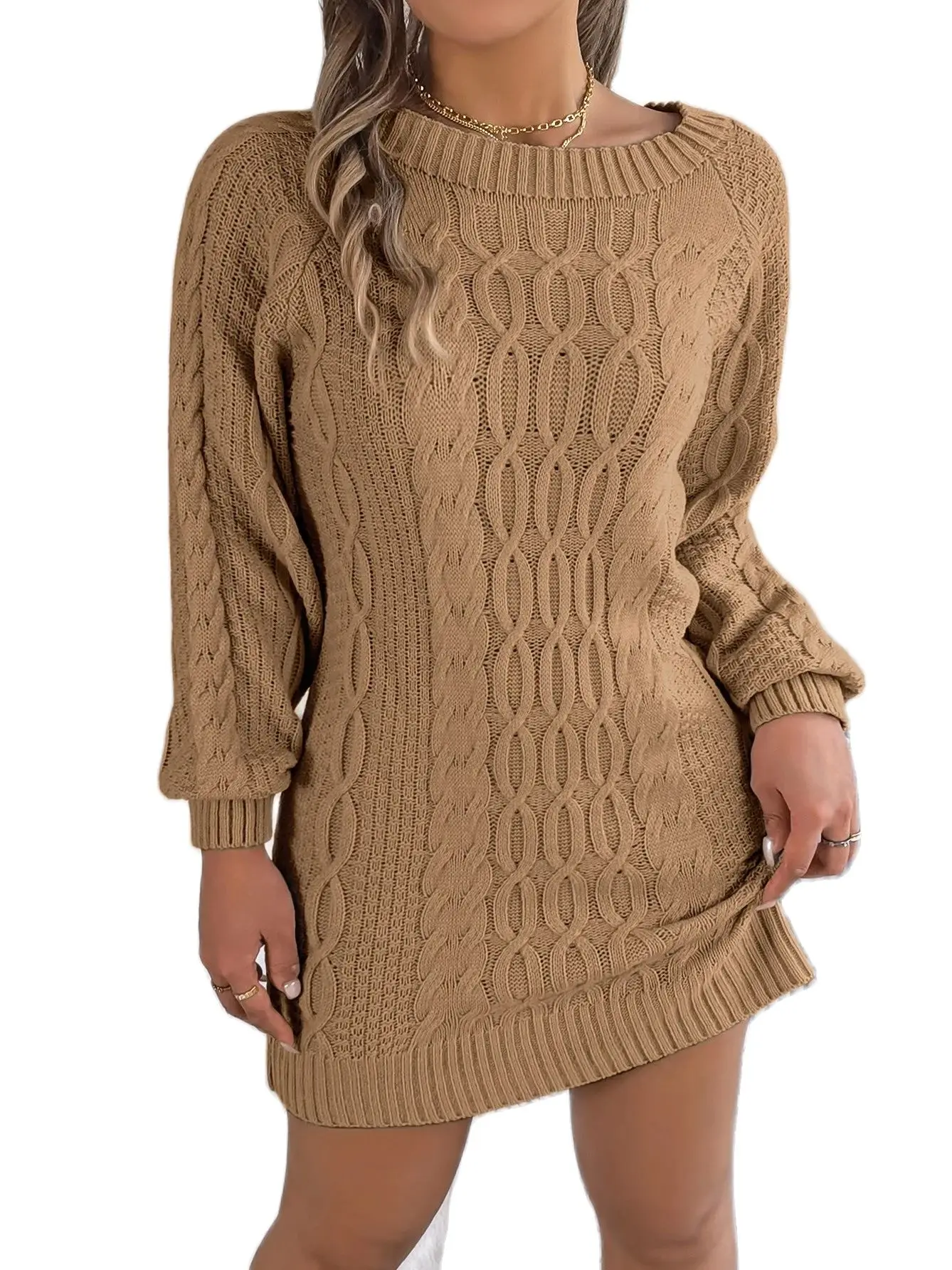 

Повседневное свободное женское трикотажное платье, женский халат, уличная одежда для девушек, женская трикотажная одежда, мини-платья