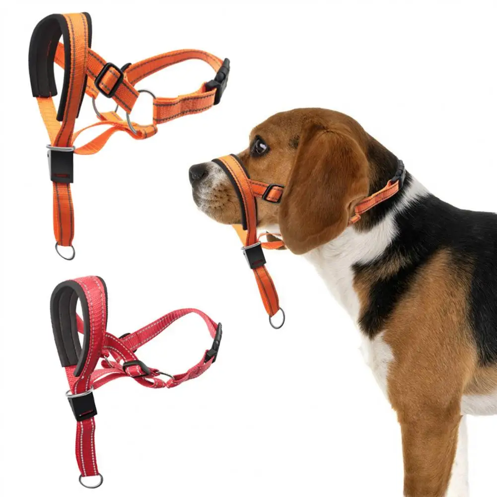 

Dog Anti-barking Prevent Bite Mouth Tow Pet Tool Muzzle Ring Muzzle Traction Adjustable Large Loop Supplies Rope With Dog Muzzle