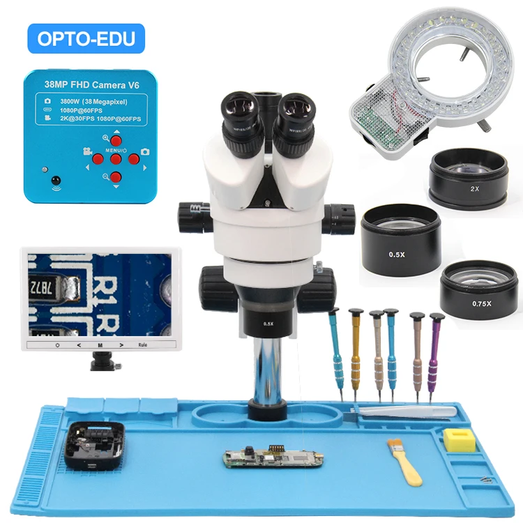 

Электронный стереомикроскоп для ремонта фотографий OPTO-EDU A23.1503